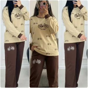 بلوز شلوار دوچرخه