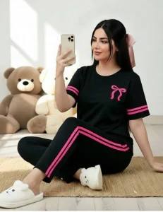 تیشرت شلوار چشمه